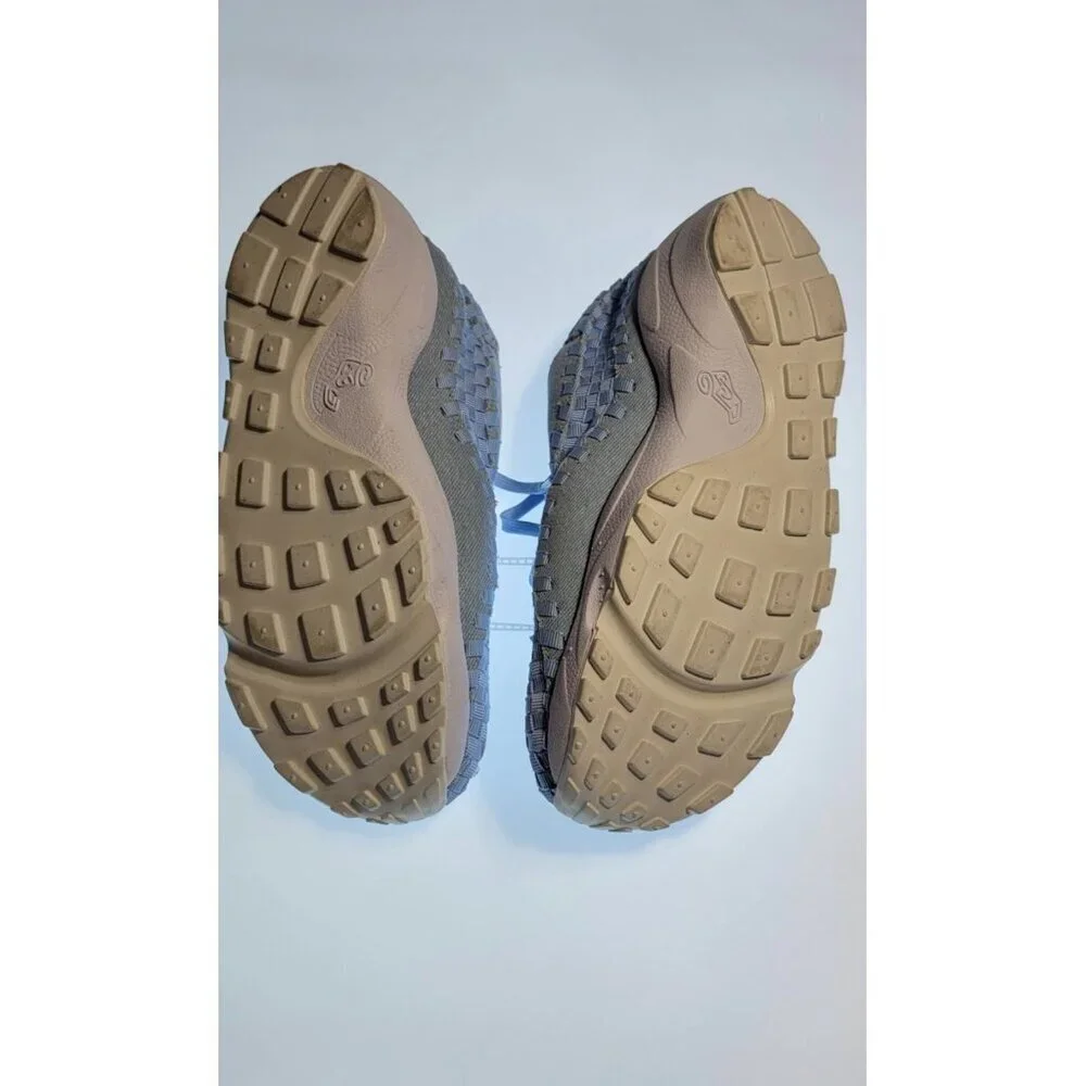 Nike Air Footscape Woven Washed Denim Ice Blue Women's - FV6103-400 Size 10